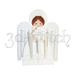 Набор для вышивания на пластиковой канве Ангел "Добро", арт. АГ005