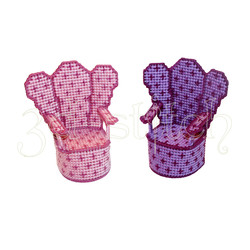 Набор для вышивания на пластиковой канве Два кресла "Амелия", арт. Н009-6