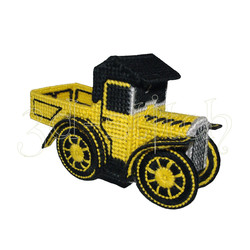 Набор для вышивания на пластиковой канве "Желтый грузовичок", арт. Р003