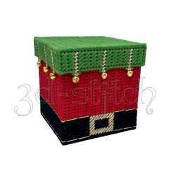Набор для вышивания на пластиковой канве Коробка "Подарок эльфа", арт. НГ022