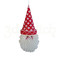 Набор для вышивания на пластиковой канве Игрушка на елку "Санта" (красный), арт. НГ012-1